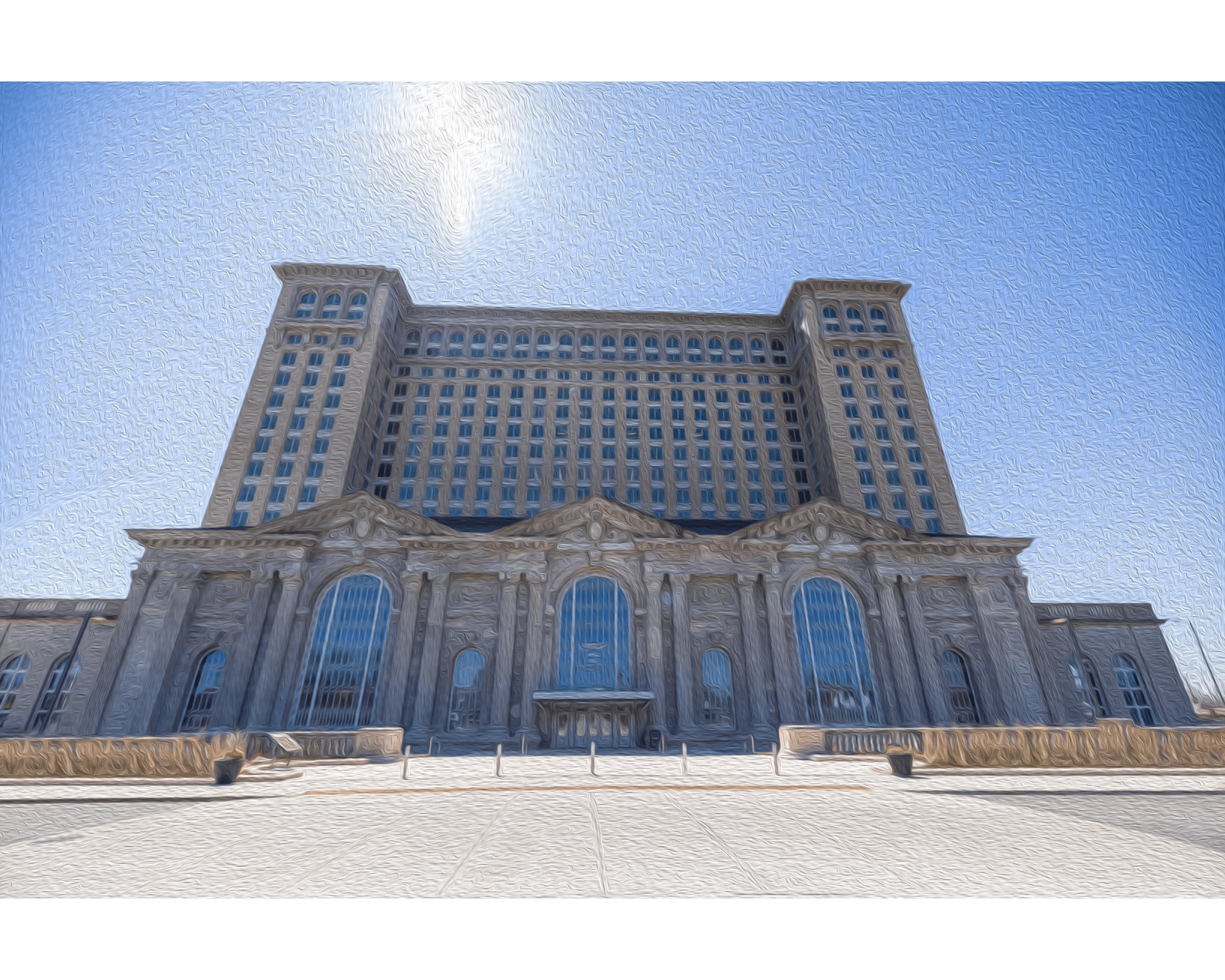 Detroit Central Train Station OP N0. 2 11x14 4x5T WebP.webp