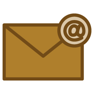 an icon with an envelope to showcase contacting us if we are the best dj for your wedding day