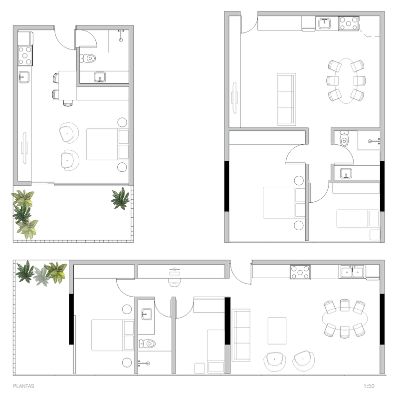 Plantas base  | Conjunto Habitacional 2024.2 | Rua Helvetia, 507 - Campos Elíseos 