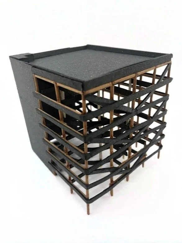 Maquete | Biblioteca + Café 2025.1 | R. Talmud Thorá, 185 - Bom Retiro