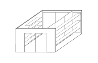 Isométrica de detalhe | Mercado 2025.2 | Ladeira da Montanha, 78 - Centro Histórico - Salvador