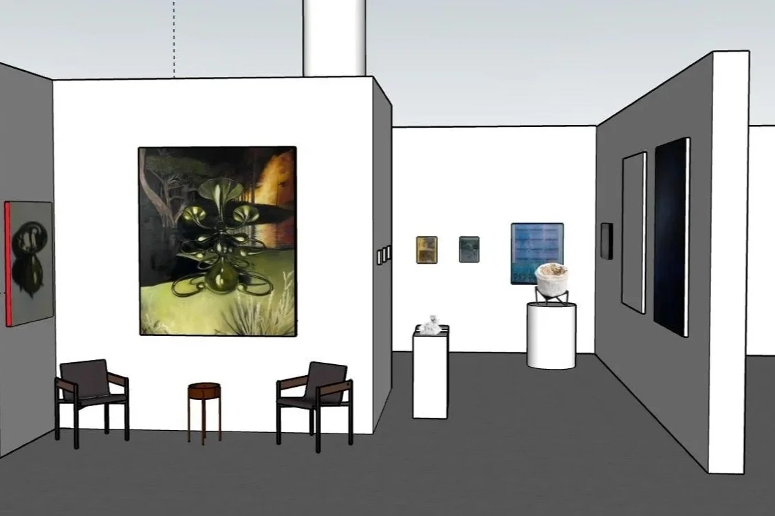 Modelagem SketchUp | Prévia do estande | Abril 2026 | SP-Arte 2026