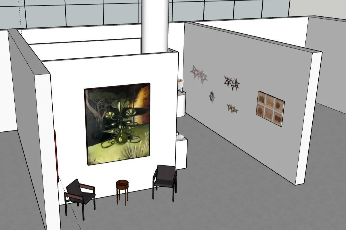 Modelagem SketchUp | Prévia do estande | Abril 2026 | SP-Arte 2026