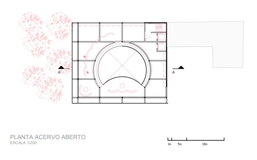 Planta 1o Andar | Biblioteca + Café 2025.1 | R. Talmud Thorá, 185 - Bom Retiro