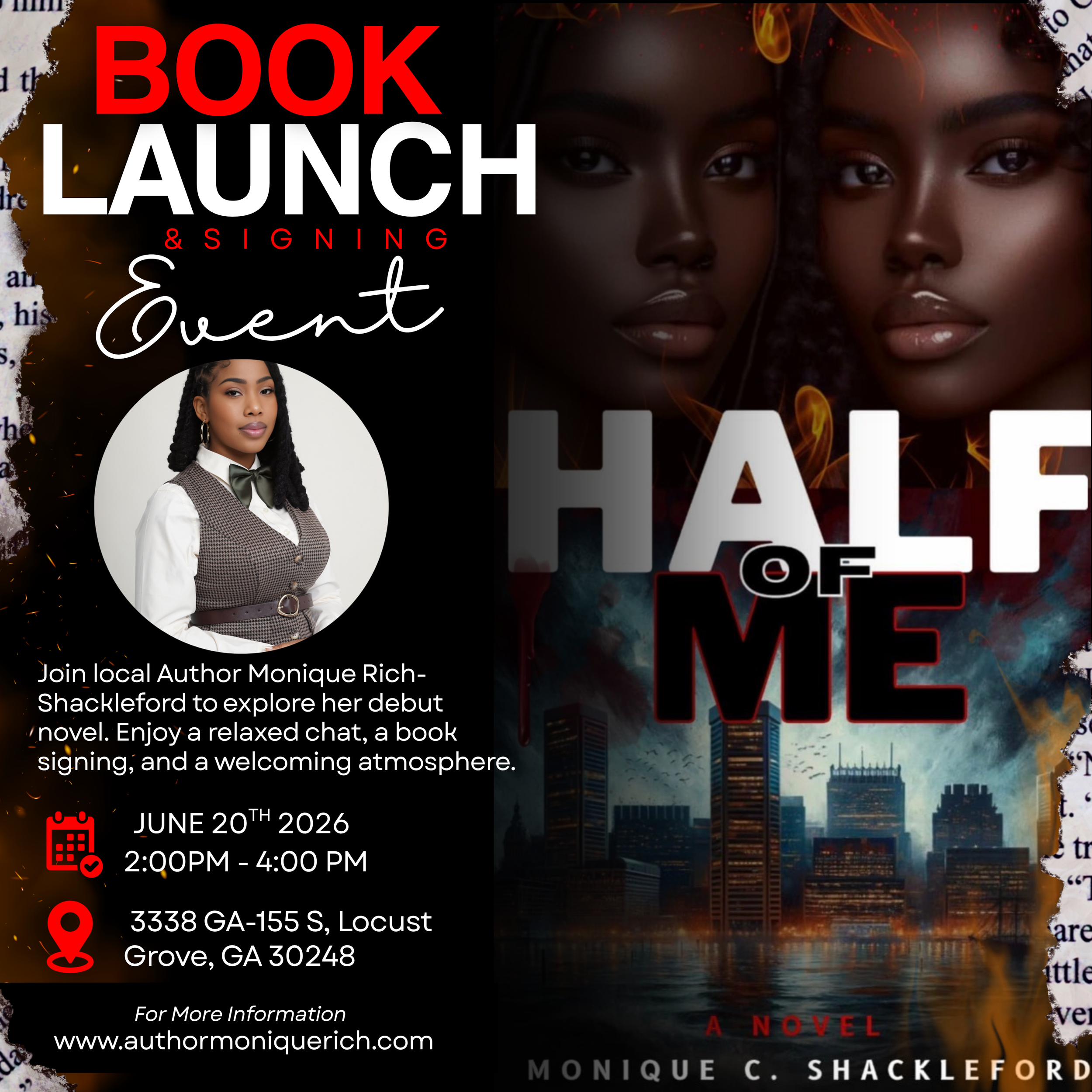 Book Signing | Jun 20th 2:00-4:00pm