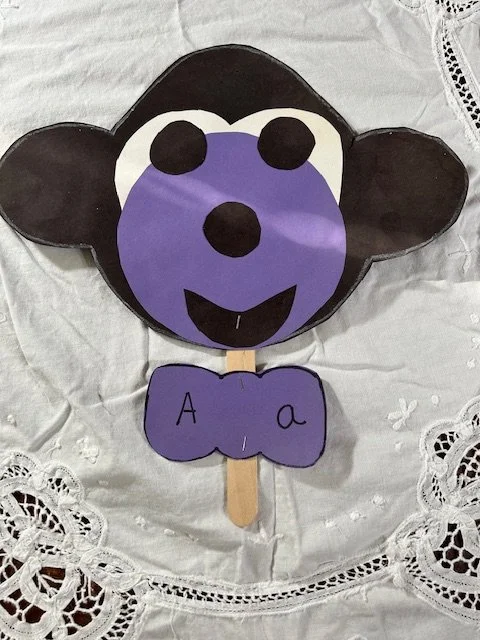 Letter A Puppet Packet -Amy Ape (long A)
