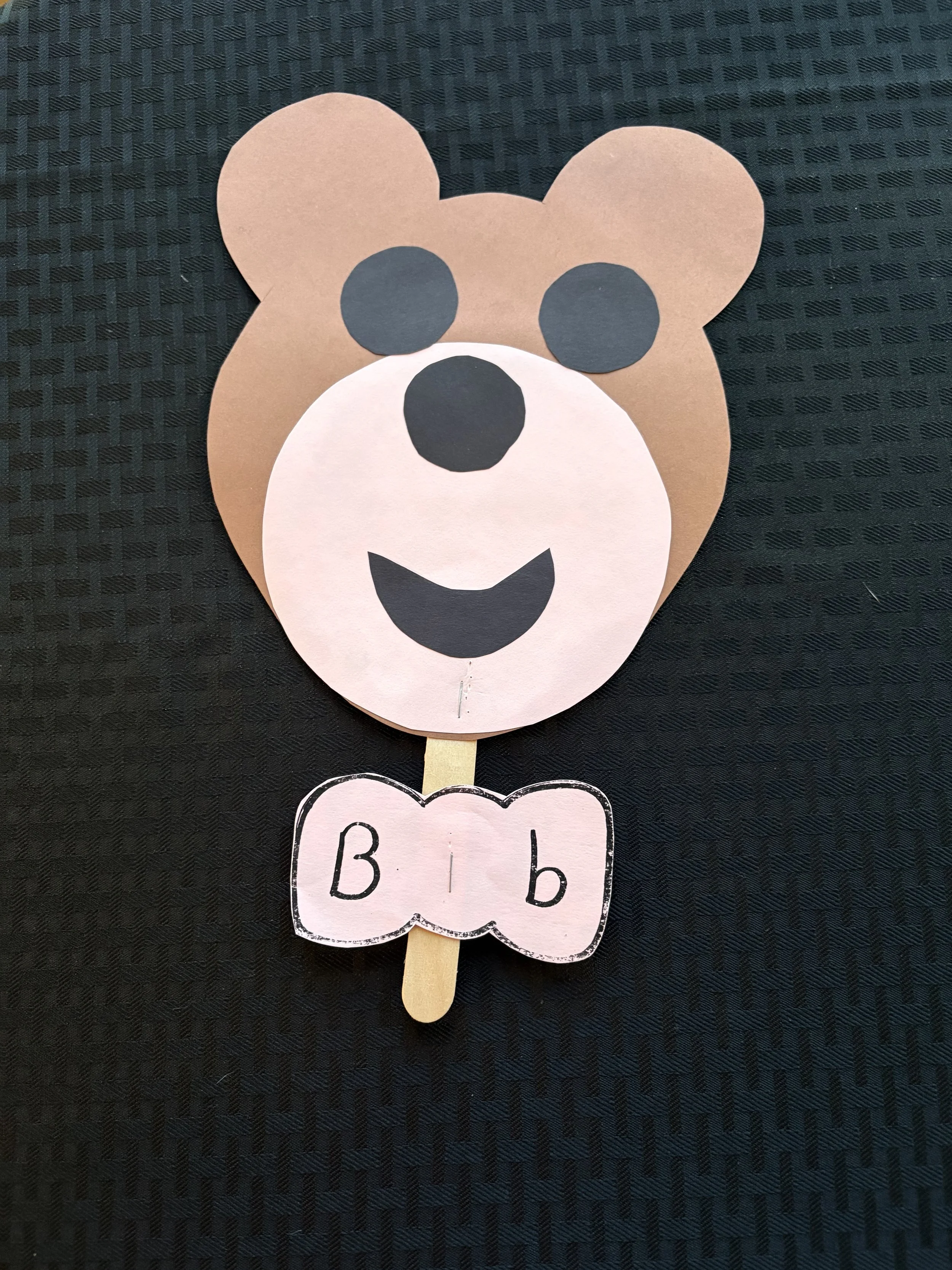Letter B Puppet Packet-Bobby Bear