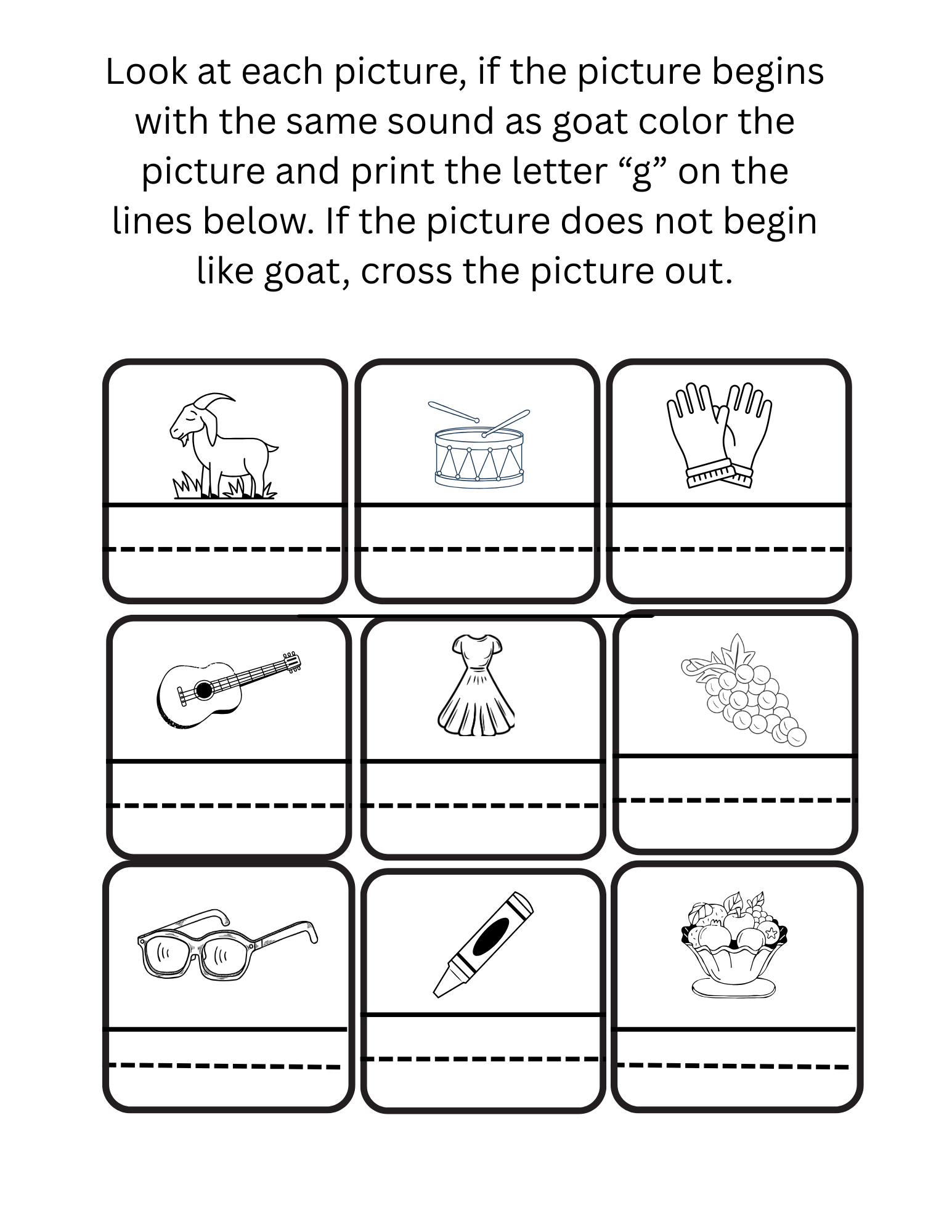 Alphabet Sound Worksheets to Reinforce Puppet Sounds