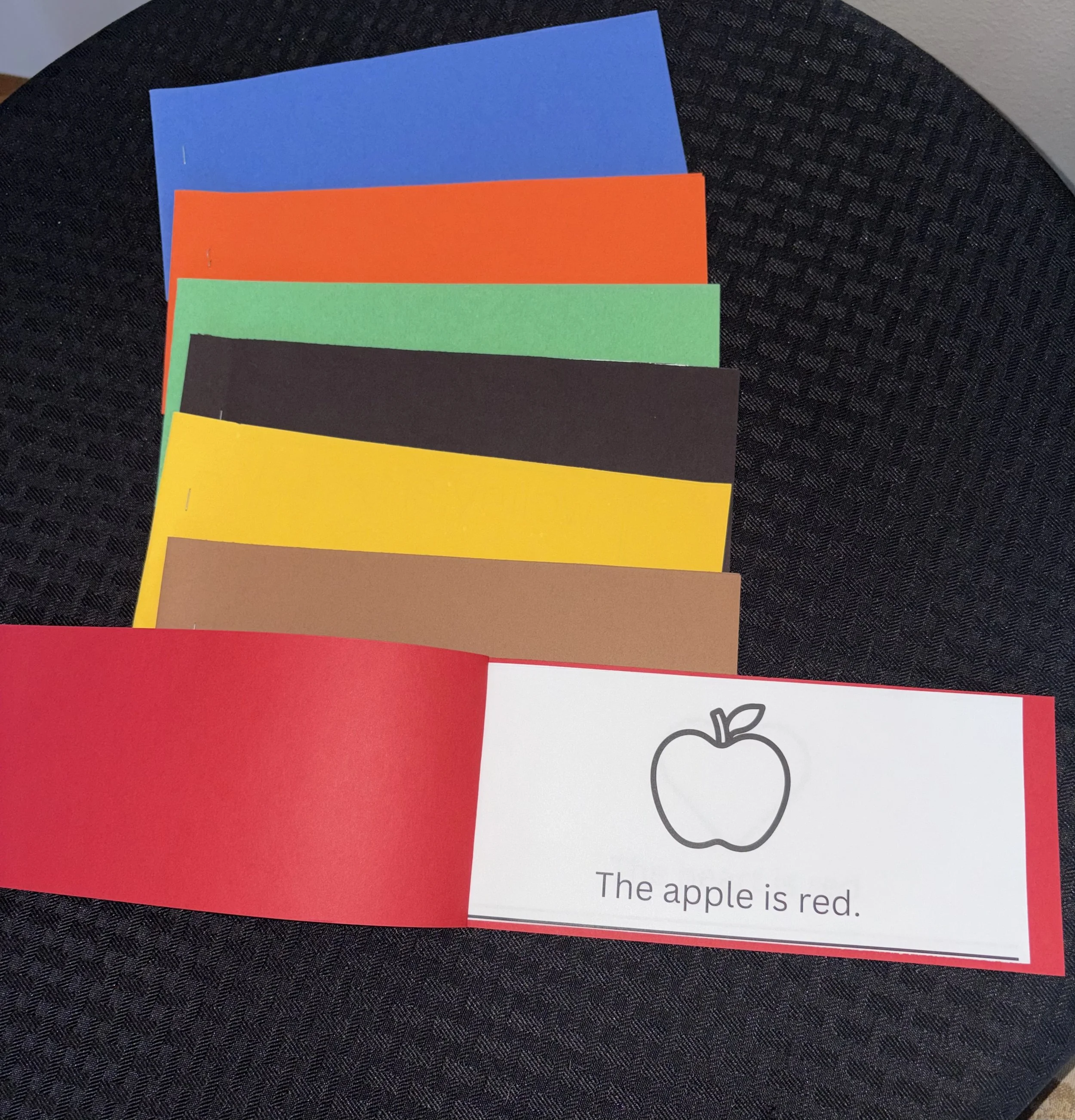 Color Word Booklets — Printed & Assembled Set