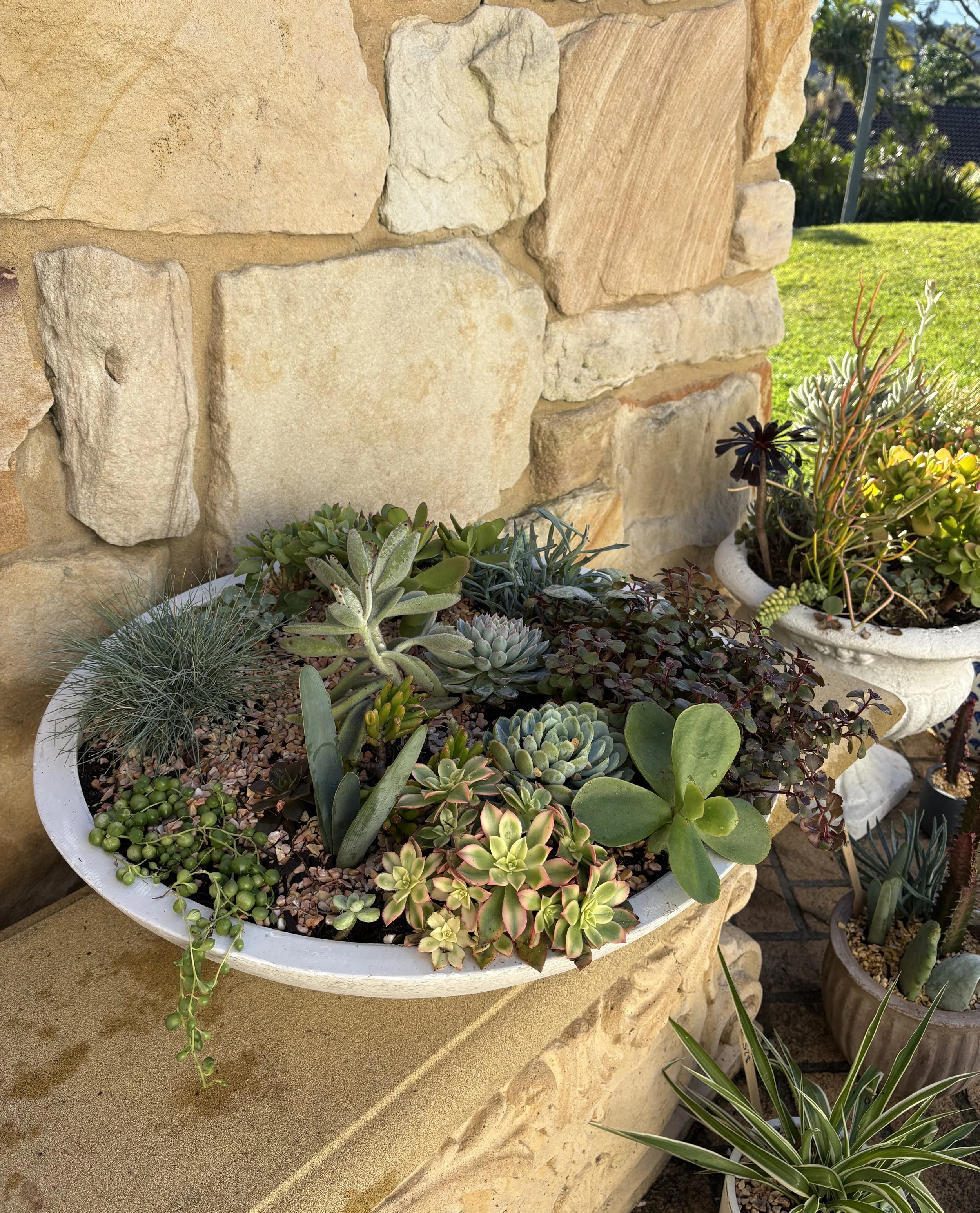 Extra large fibre glass bowl $200