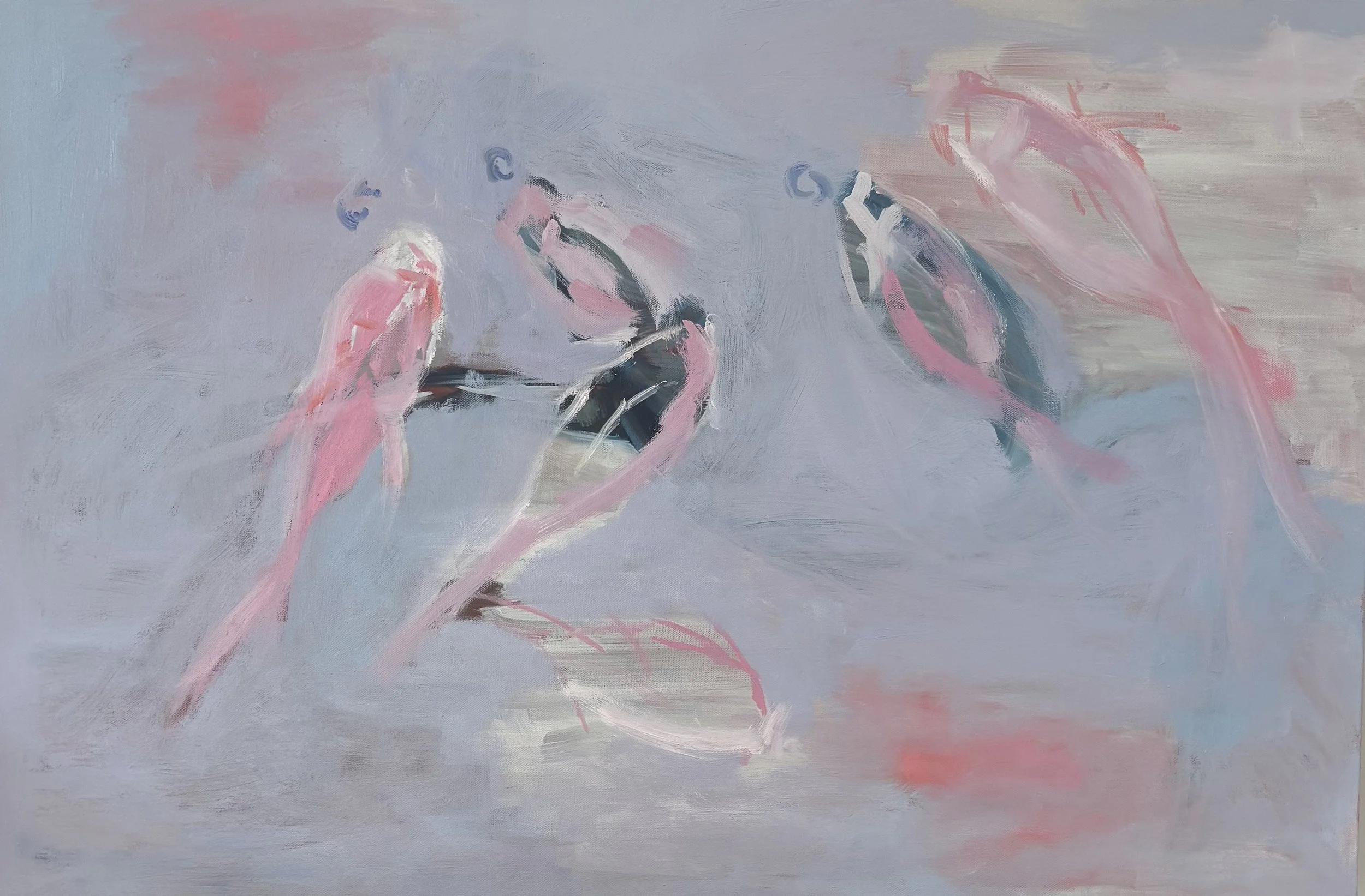 Original - fish in a pastel pond