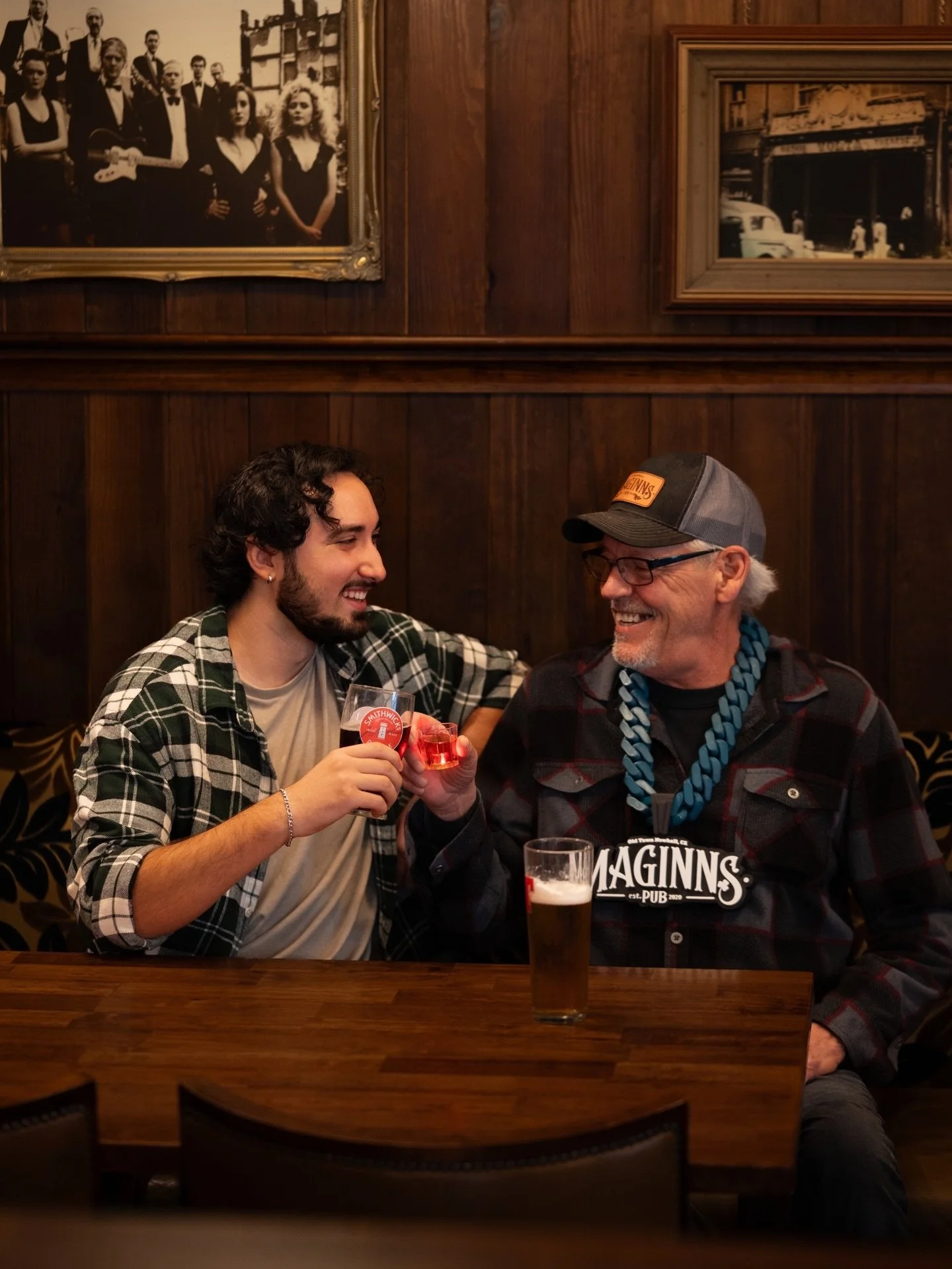 A good pint, better company with friends and family, and not a worry worth mentioning.
This is what a proper night out looks like.