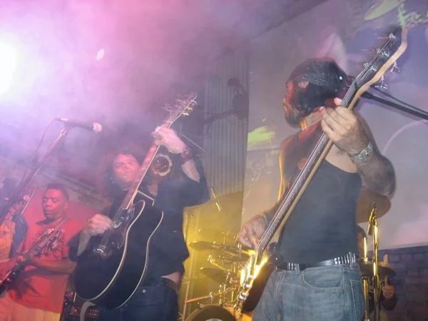 In San Jose, Costa Rica opening for local rock stars, Ghandi