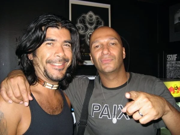 Post show shot w/ Tom Morello (RATM, Audioslave).  *I was in the opening band.