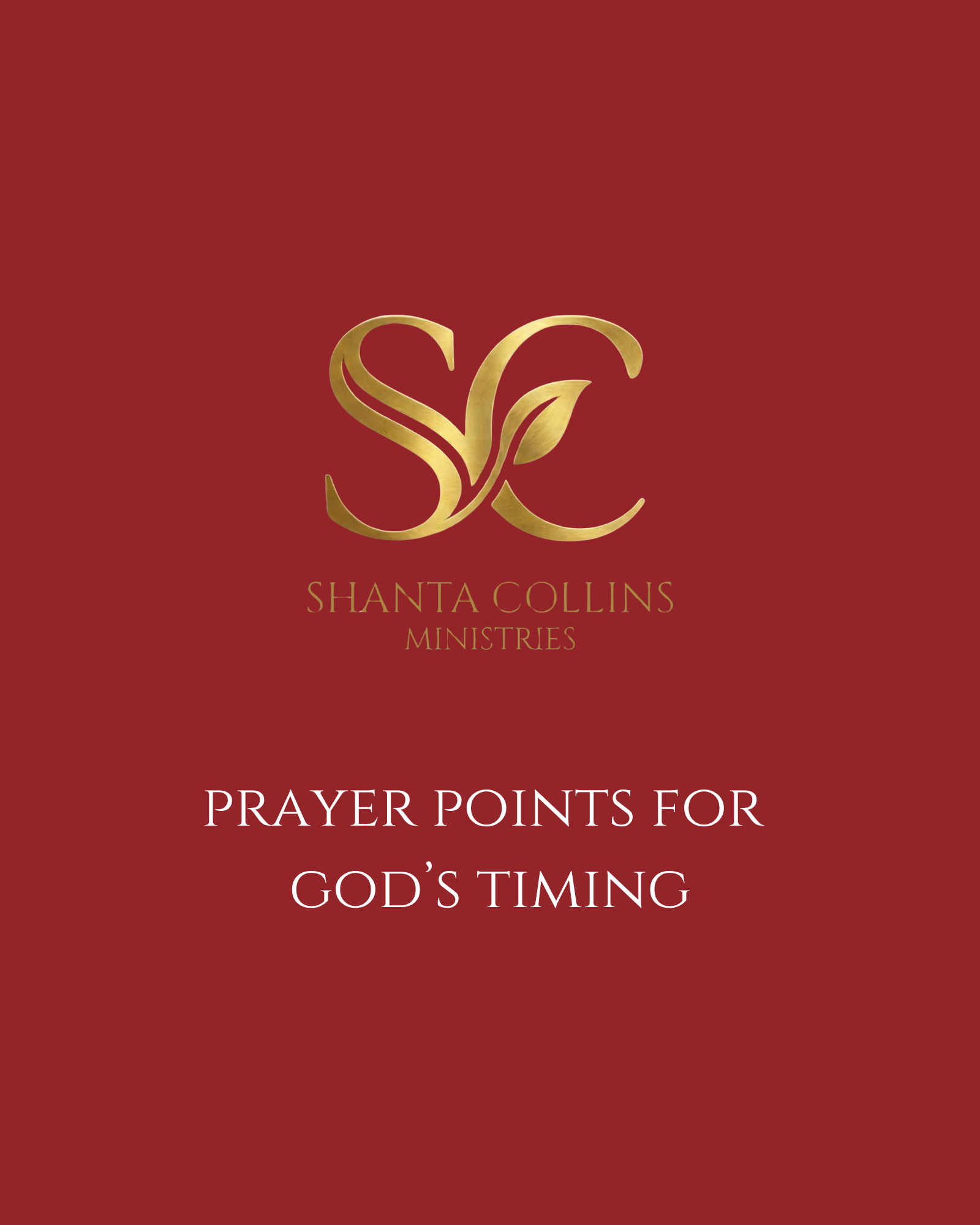 Prayer Points for God's Timing