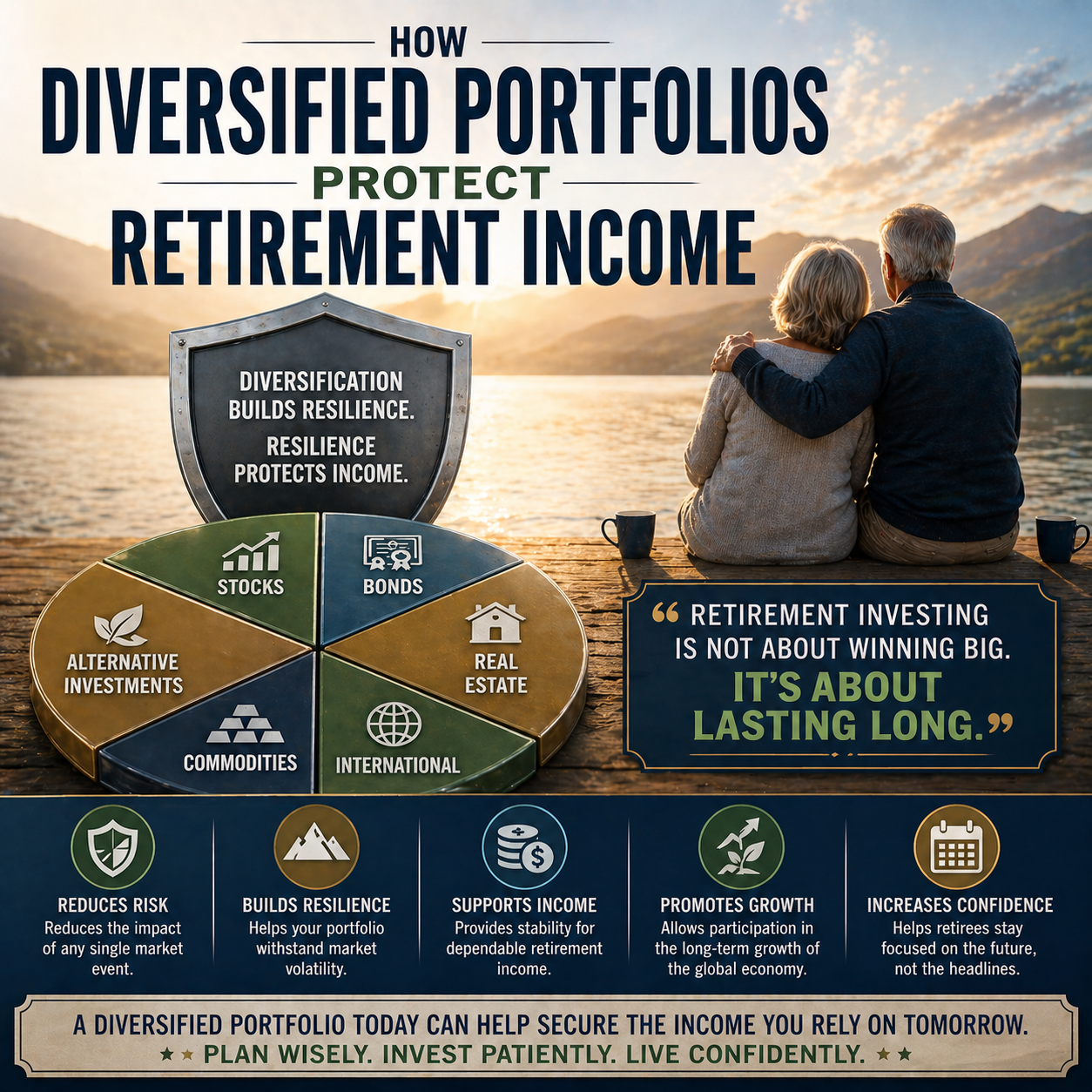 How Diversified Portfolios Protect Retirement Income