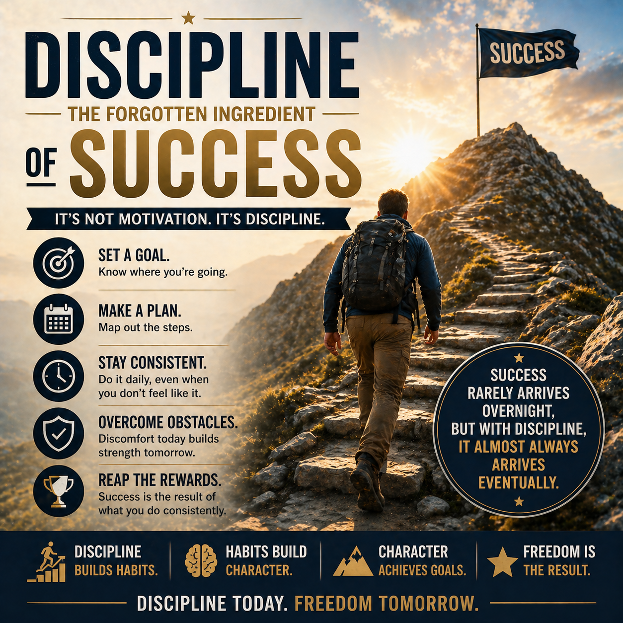 Discipline: The Forgotten Ingredient of Success