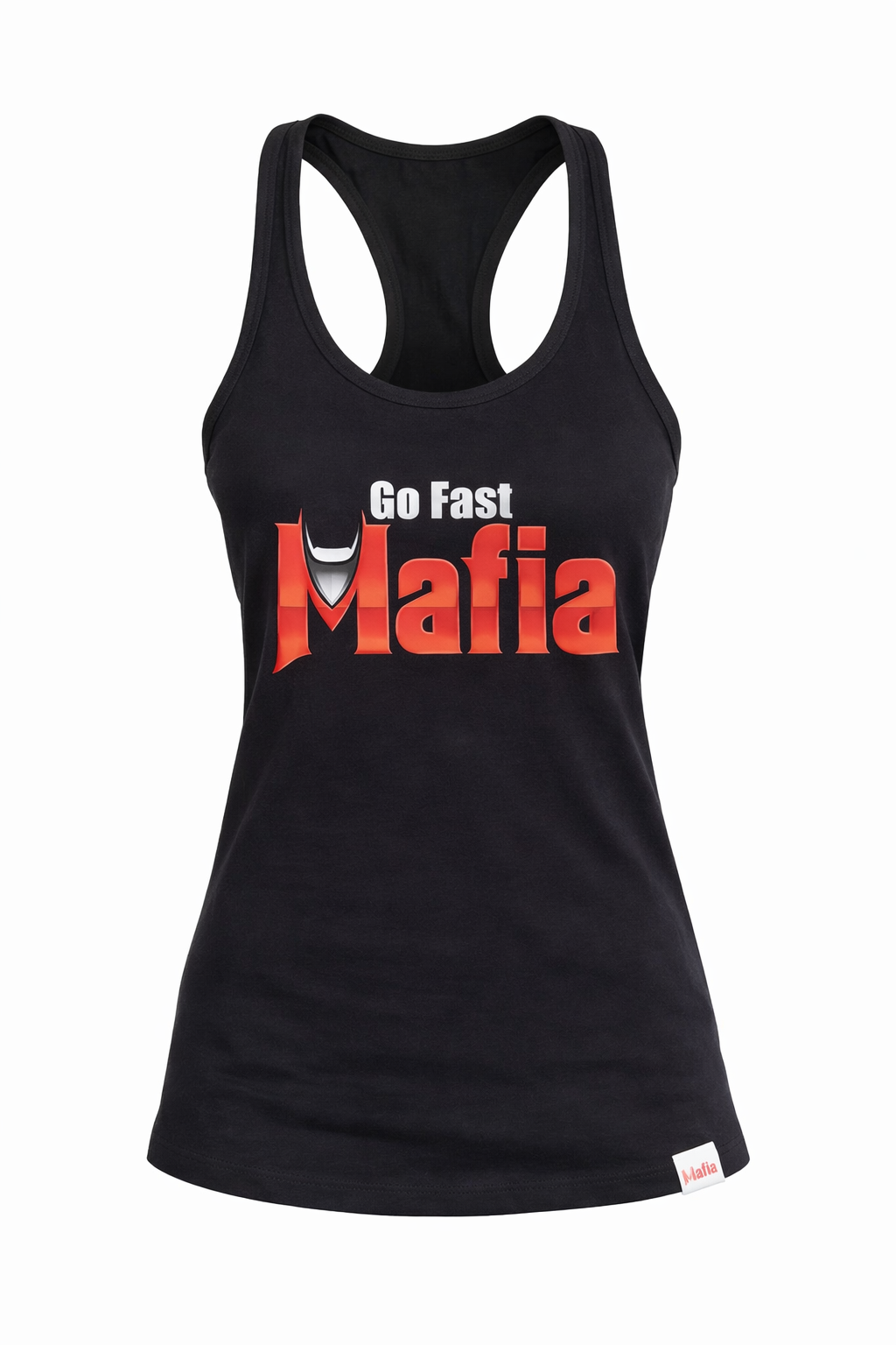 womens black core logo tank.png