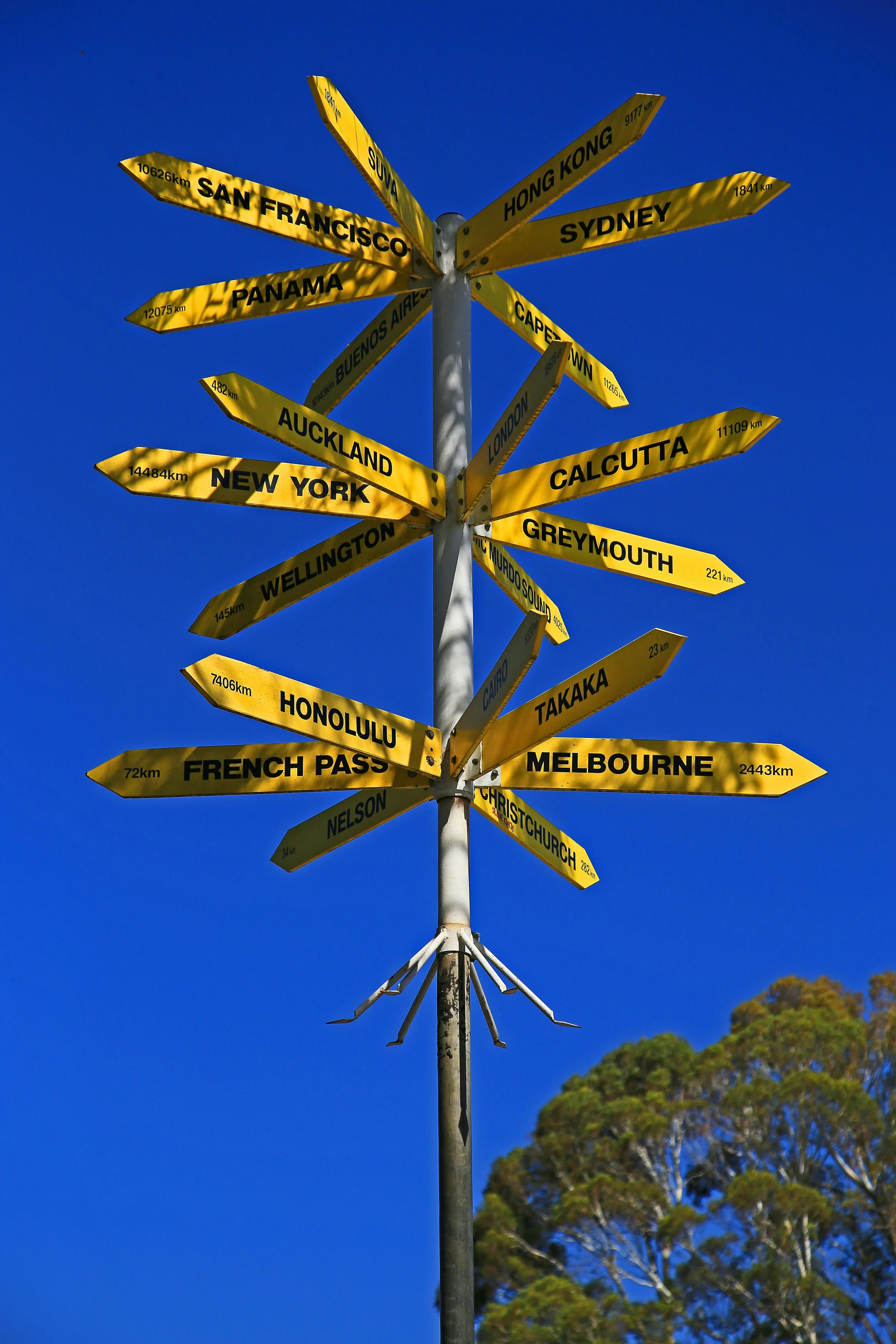 directions to the world