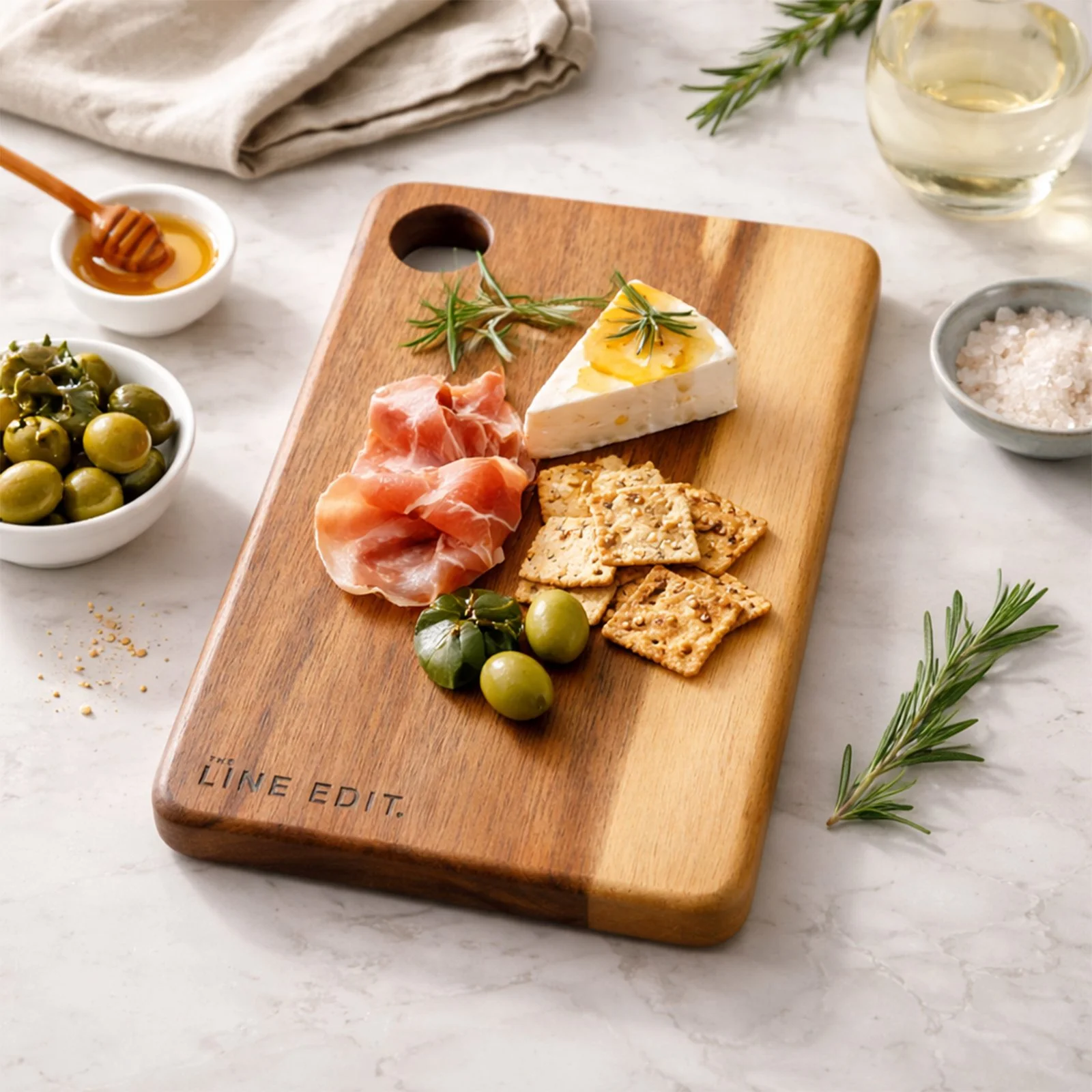 The Line Edit - Acacia Serving Board