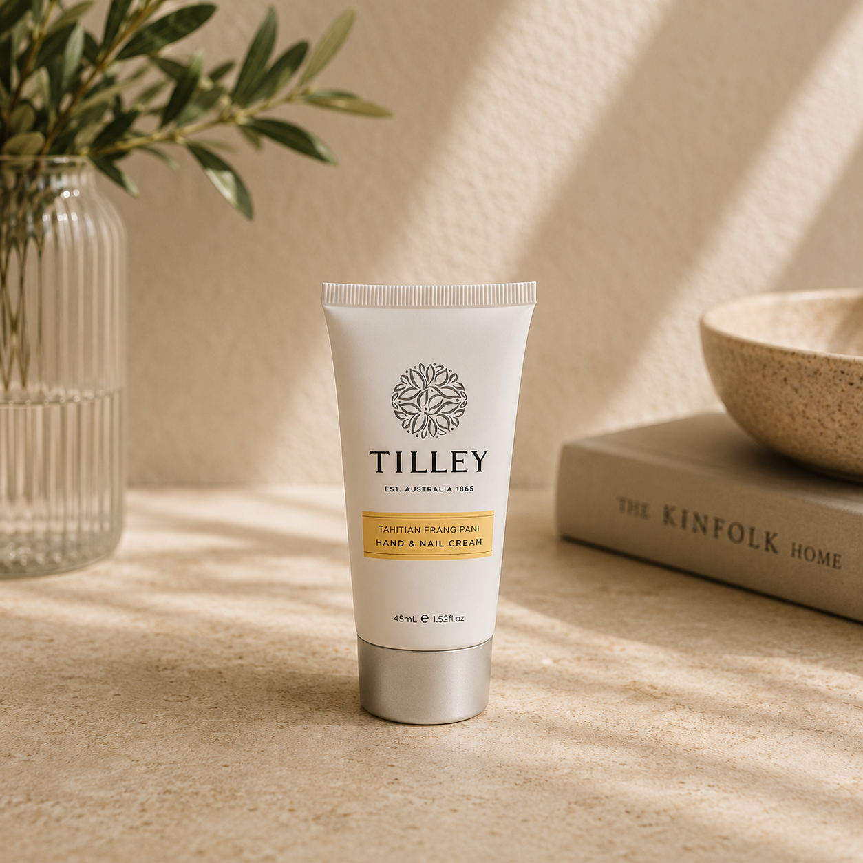 Tilley Tahitian Frangipani Deluxe Hand & Nail Cream 45mL