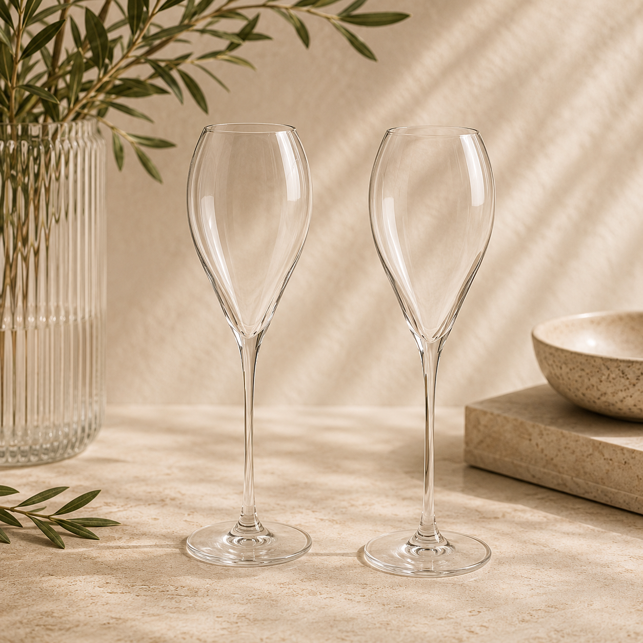 Krosno Duet Flute Set of 2 Gift Boxed