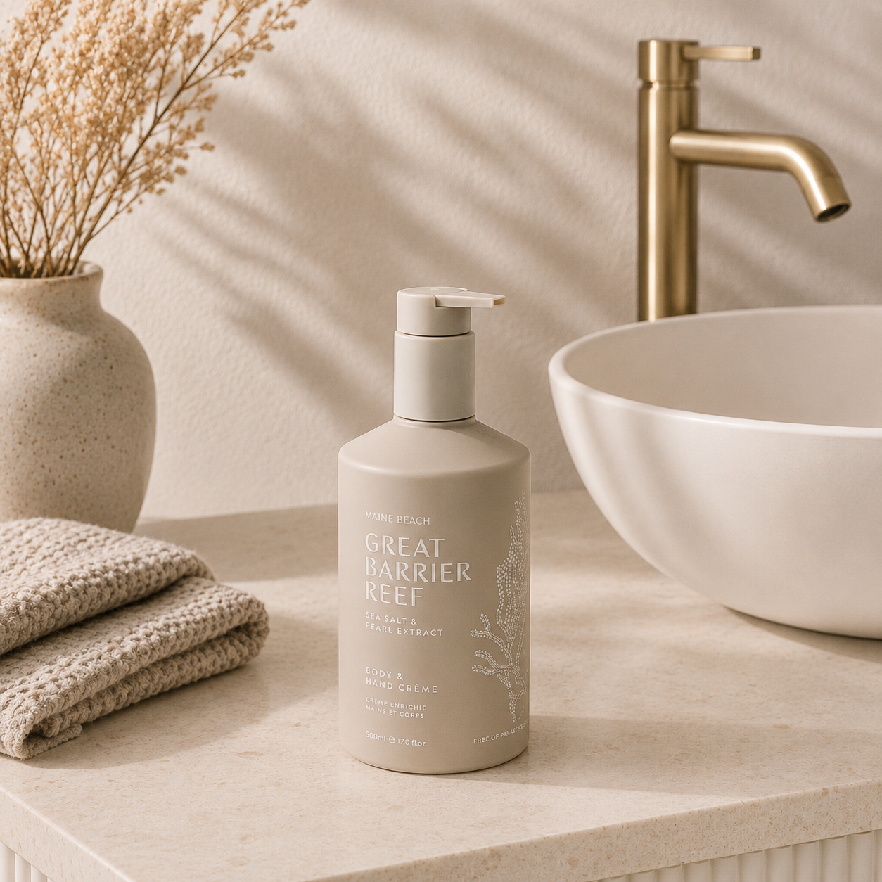Great Barrier Reef Sea Salt - Body & Hand Crème 500ml