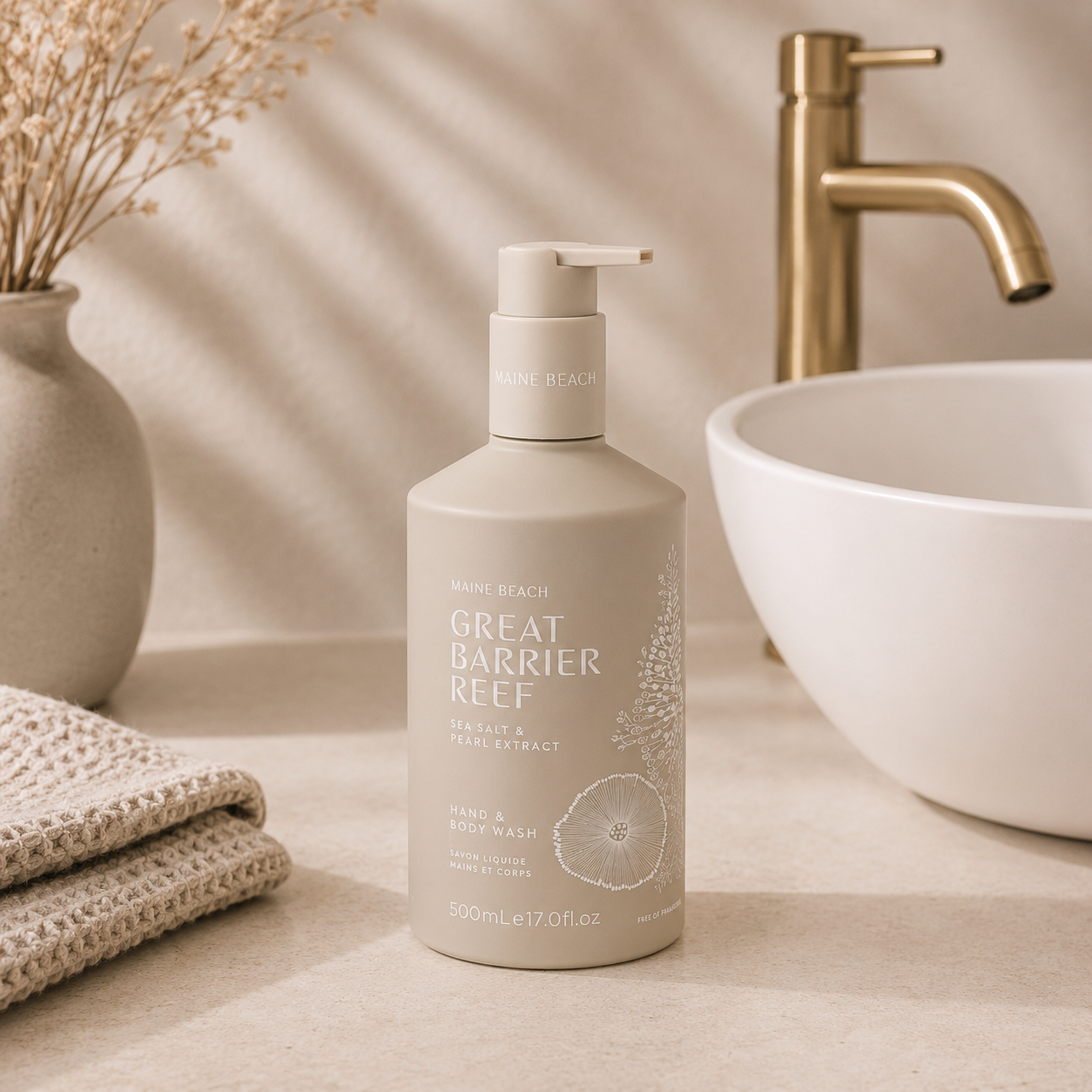 Great Barrier Reef Sea Salt - Hand & Body Wash 500ml