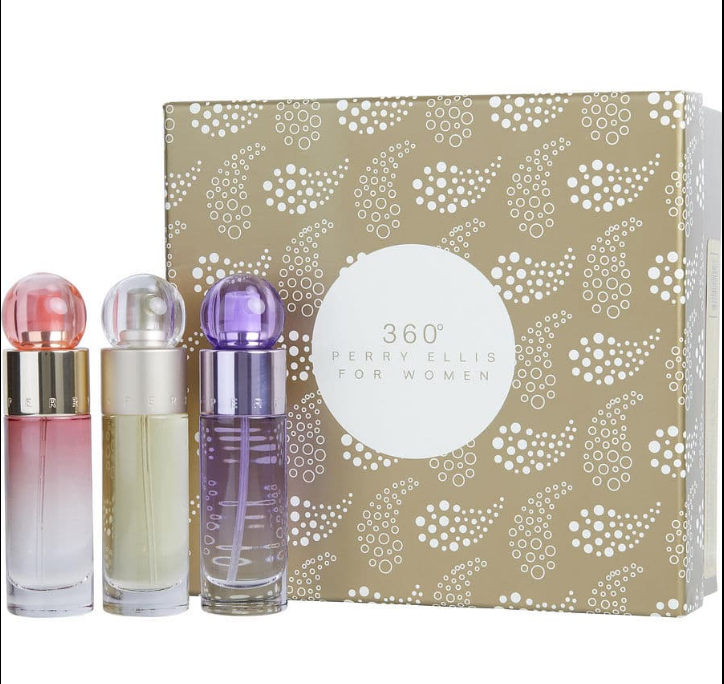 Perry Ellis 360 for Women 3 piece collection set