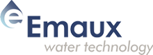 Emayx Water Technology logo with stylized text.