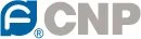 The image contains the logo of CNP, featuring the letters 'CNP' in bold gray font.