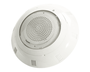 A white smoke detector mounted on a ceiling or wall.