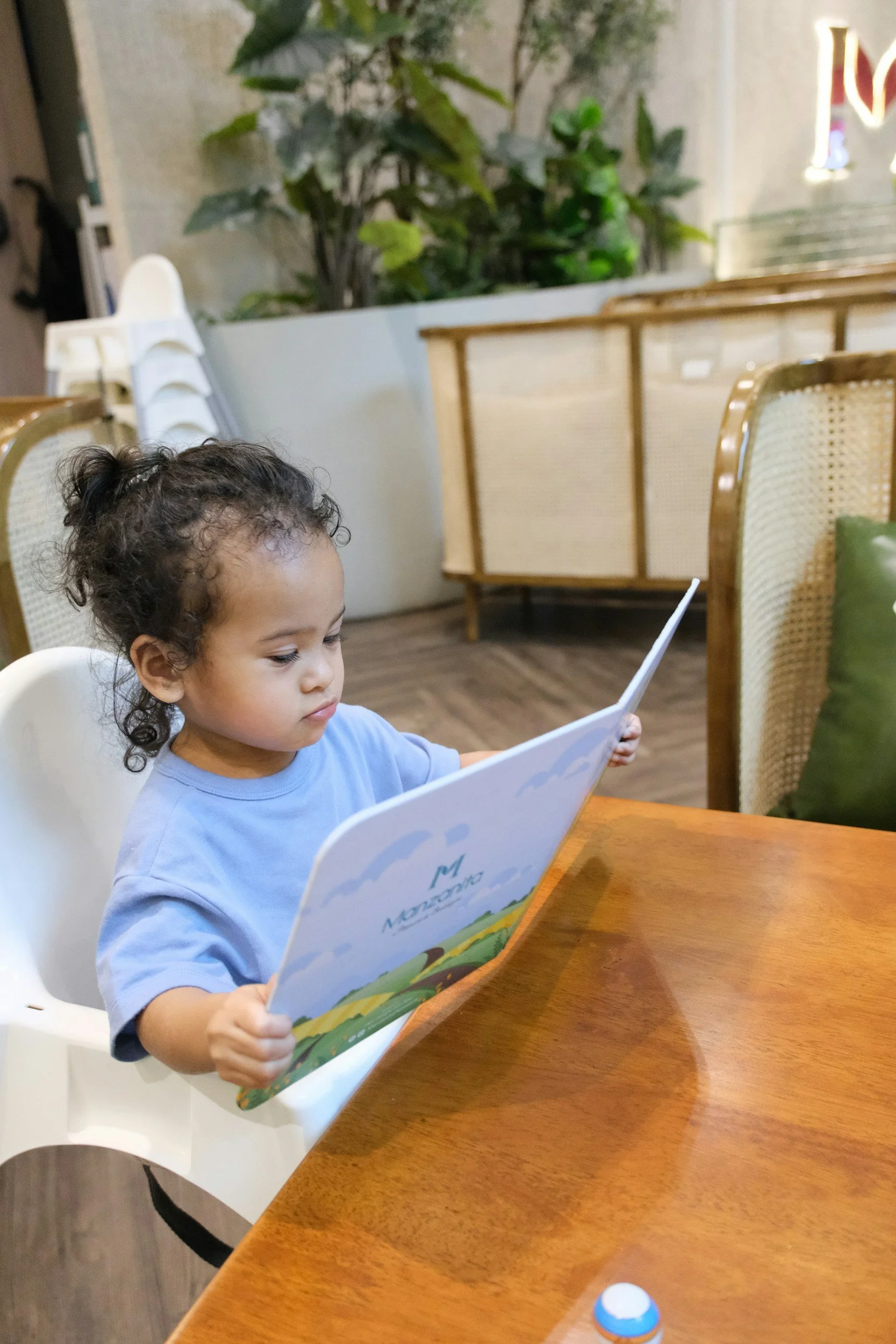 Kid reading