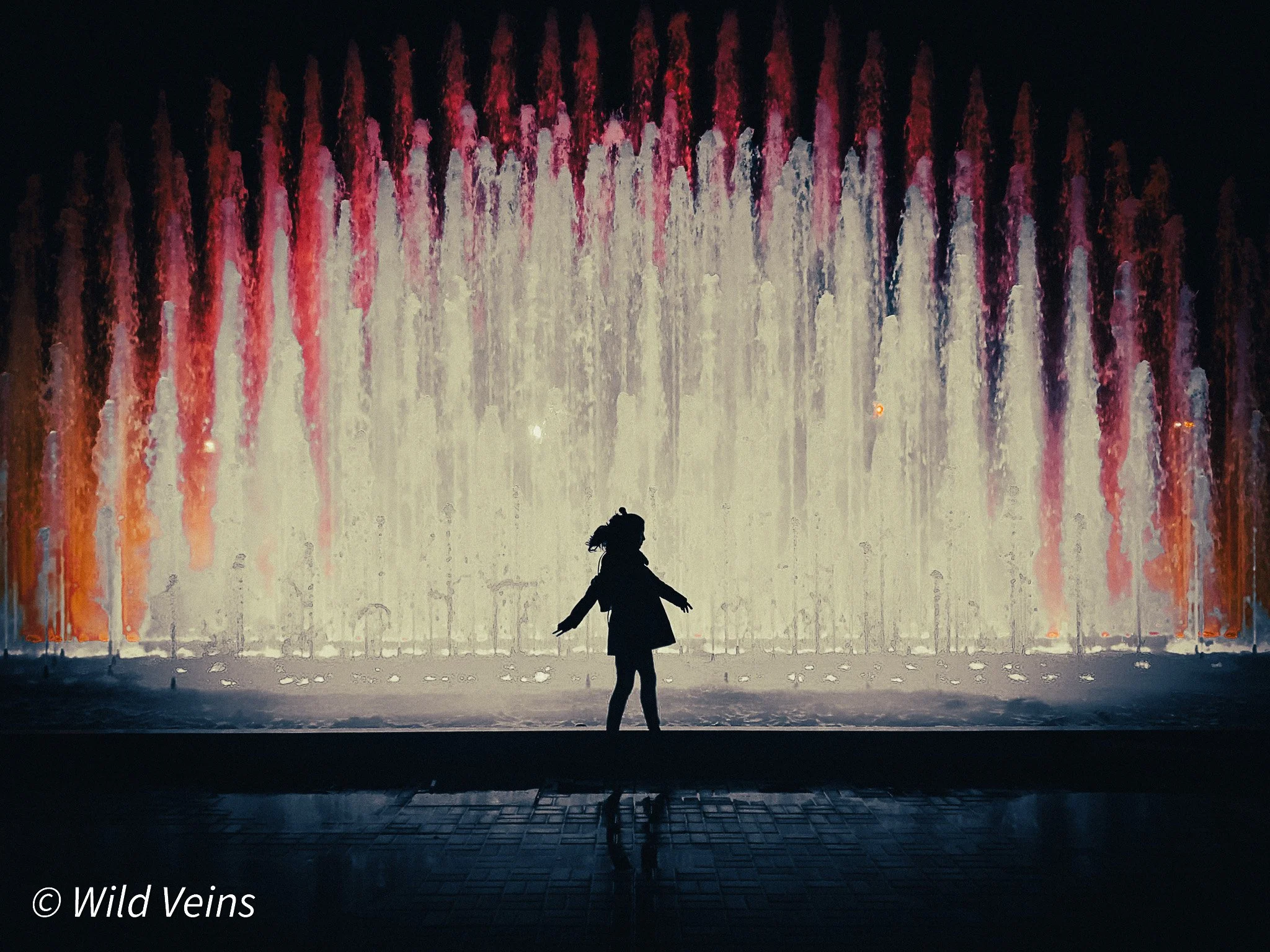 Magic Fountain Barcelona at Night