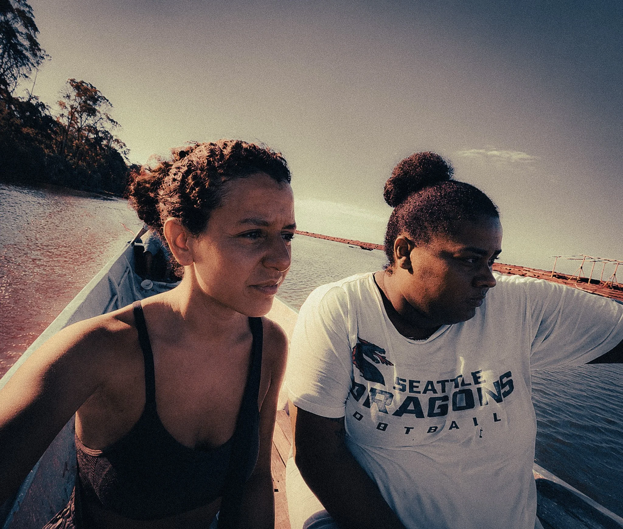 Boat journey through the canals between Tortuguero and Parismina on Costa Rica's Caribbean coast.