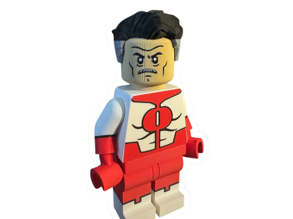 9in Brick Inspired Omni Man (Invincible)