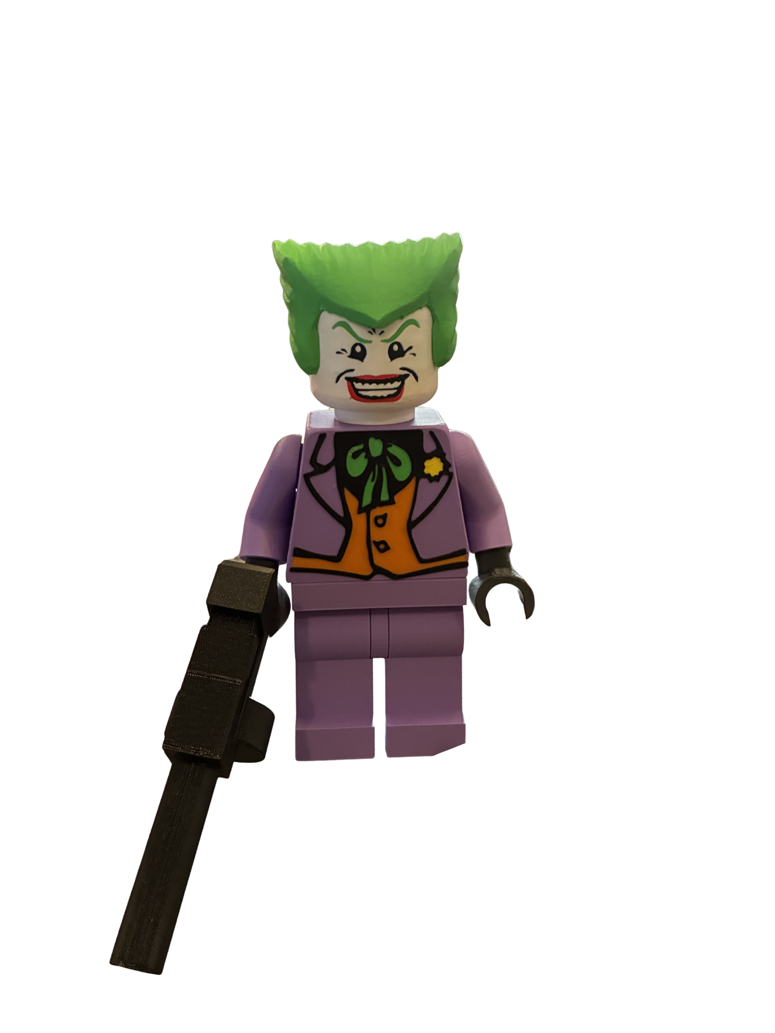 Fully Functional 9in 3D Printed Brick Style 2006 Joker Figure