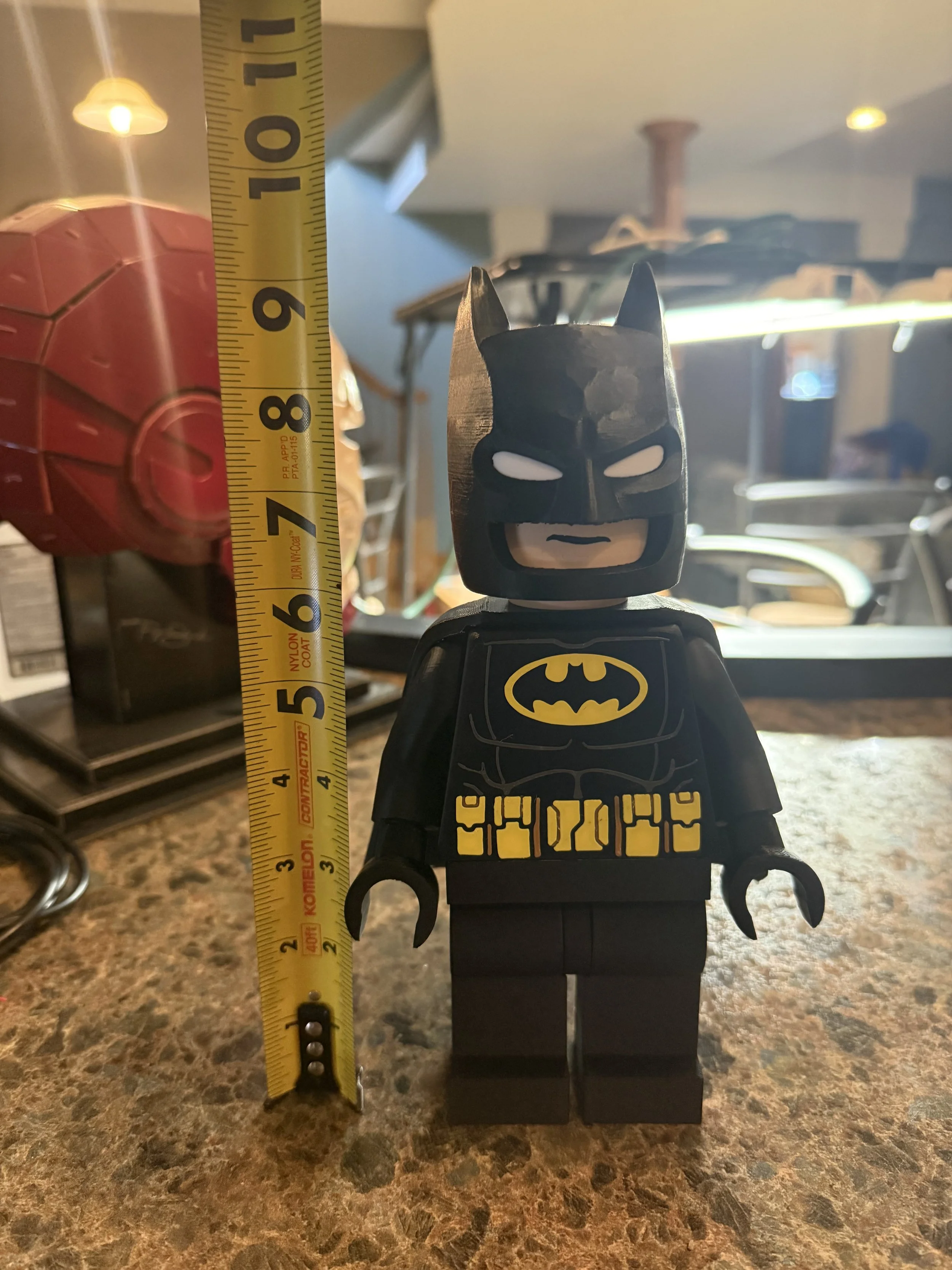 9in Lego Batman (New Style) Next to Tape measure.jpg