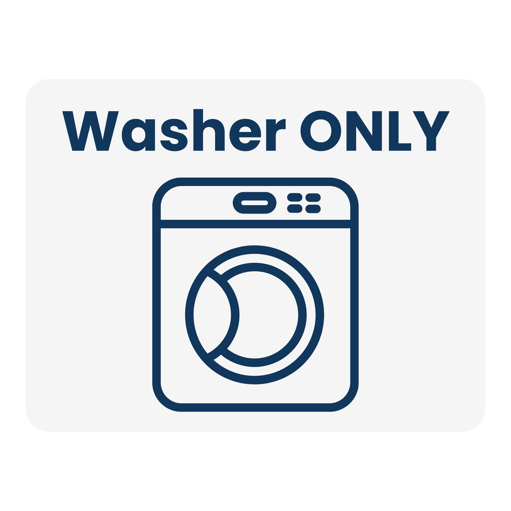 Washer ONLY