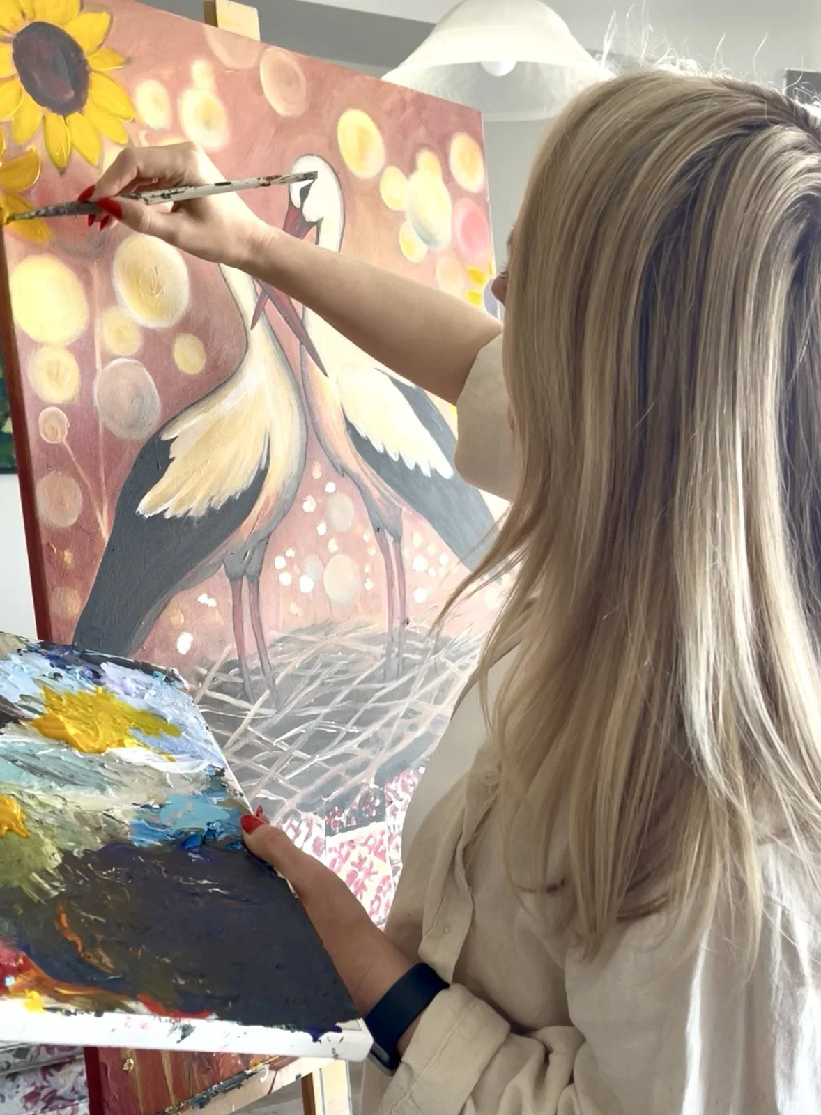 Preparing for my solo exhibition