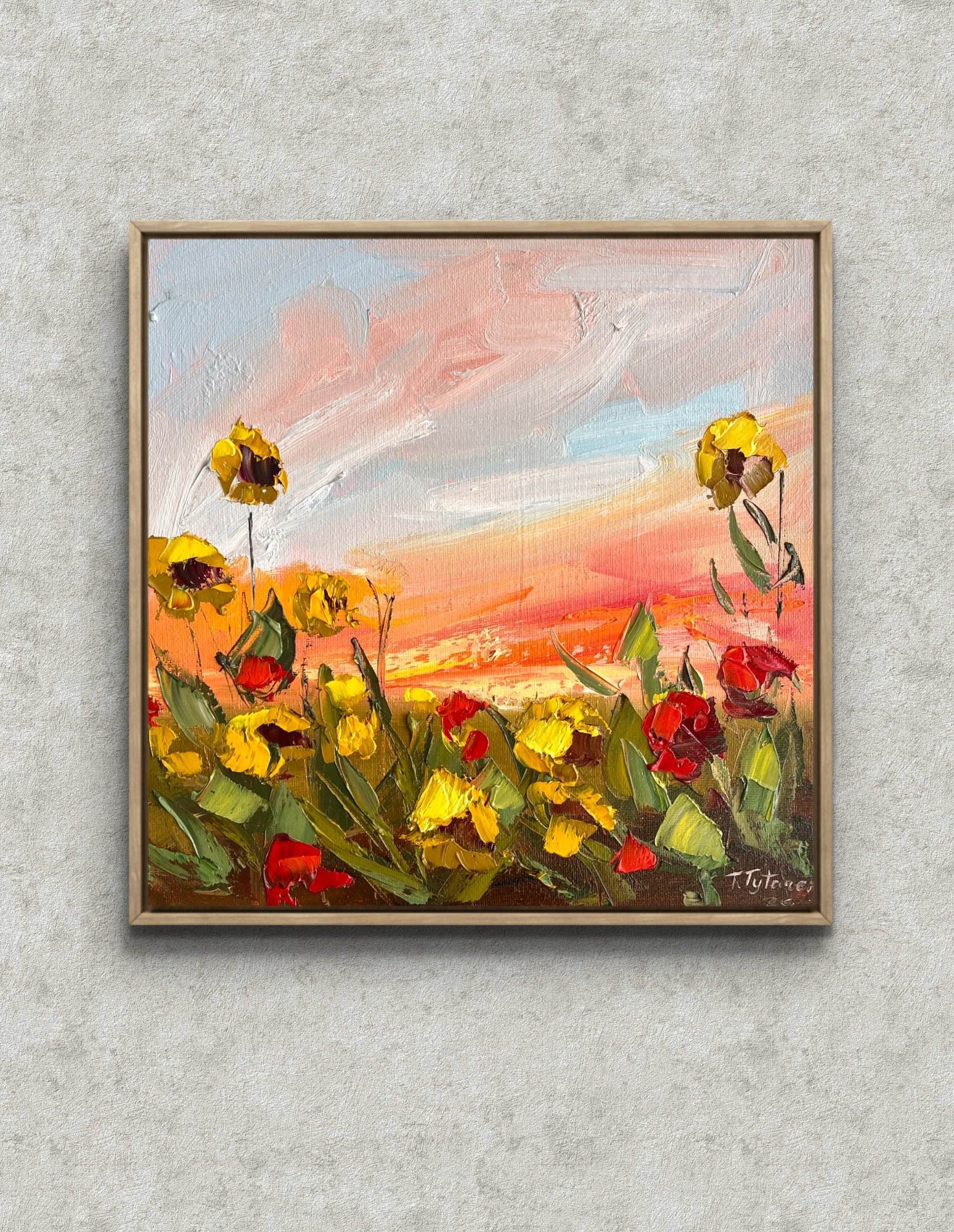 Golden Time Original oil painting