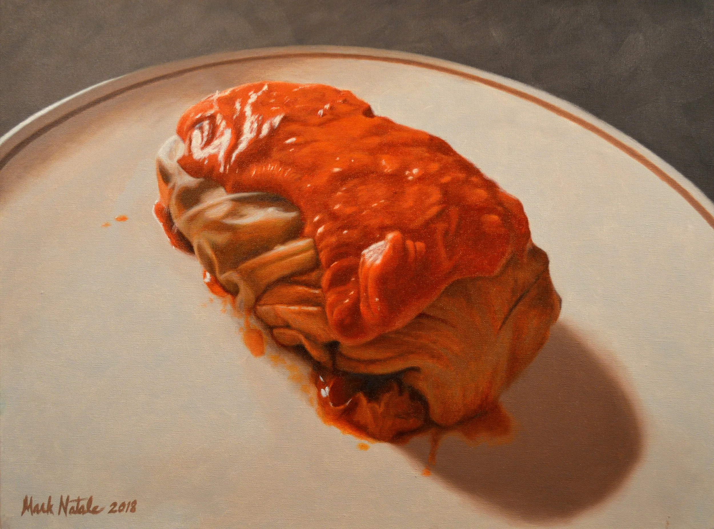 "Golumpki Dinner" Oil on Canvas 18" x 24"