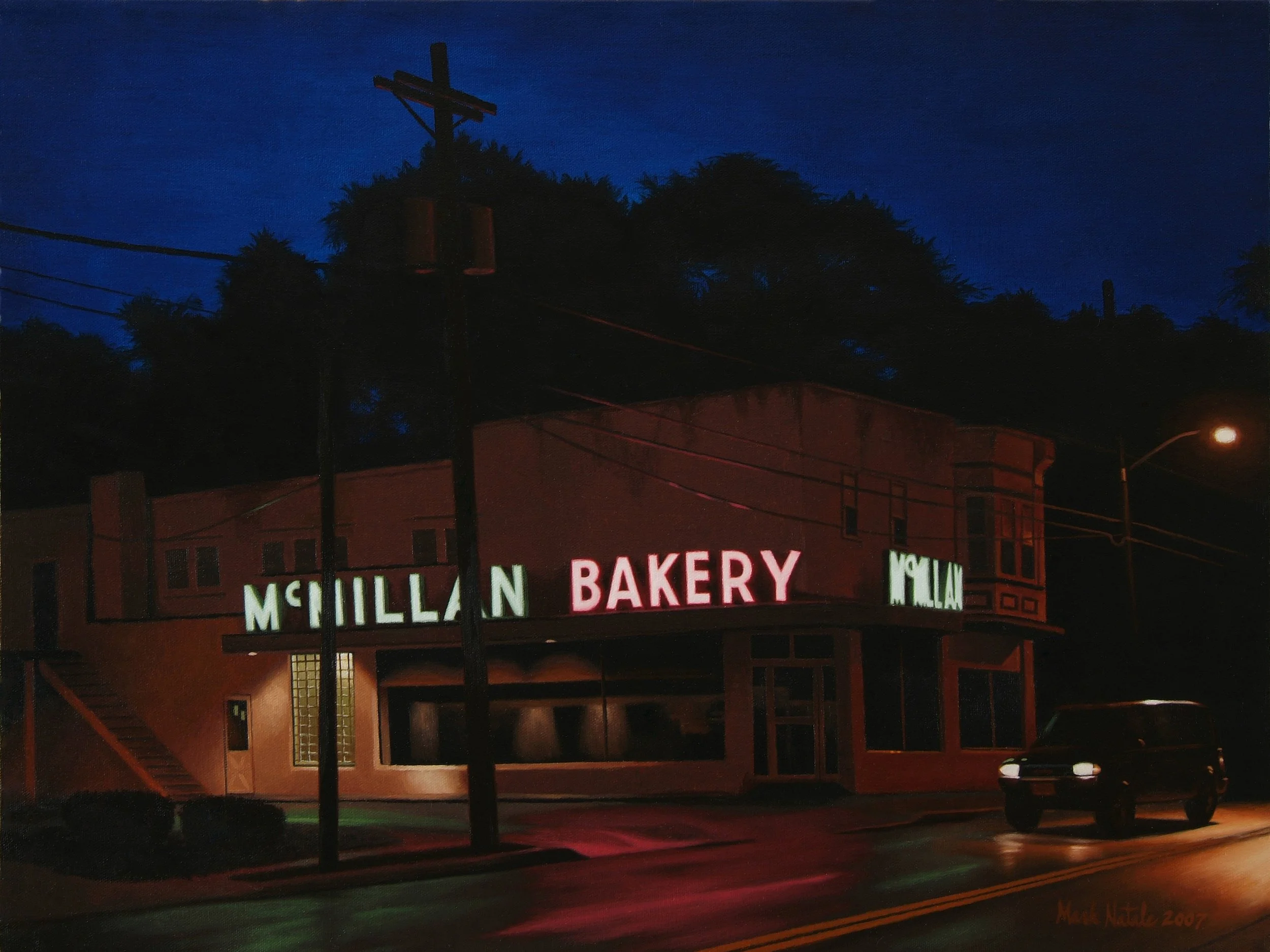 "McMillan Bakery" ~ Oil on Canvas ~ 18" x 24"