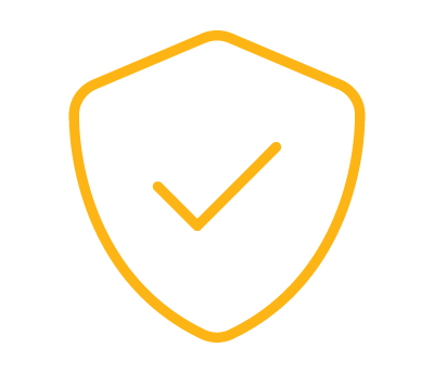 tick inside shield icon