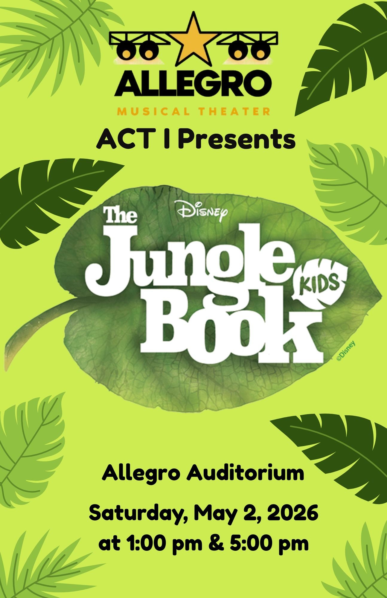 Act I Presents The Jungle Book Kids