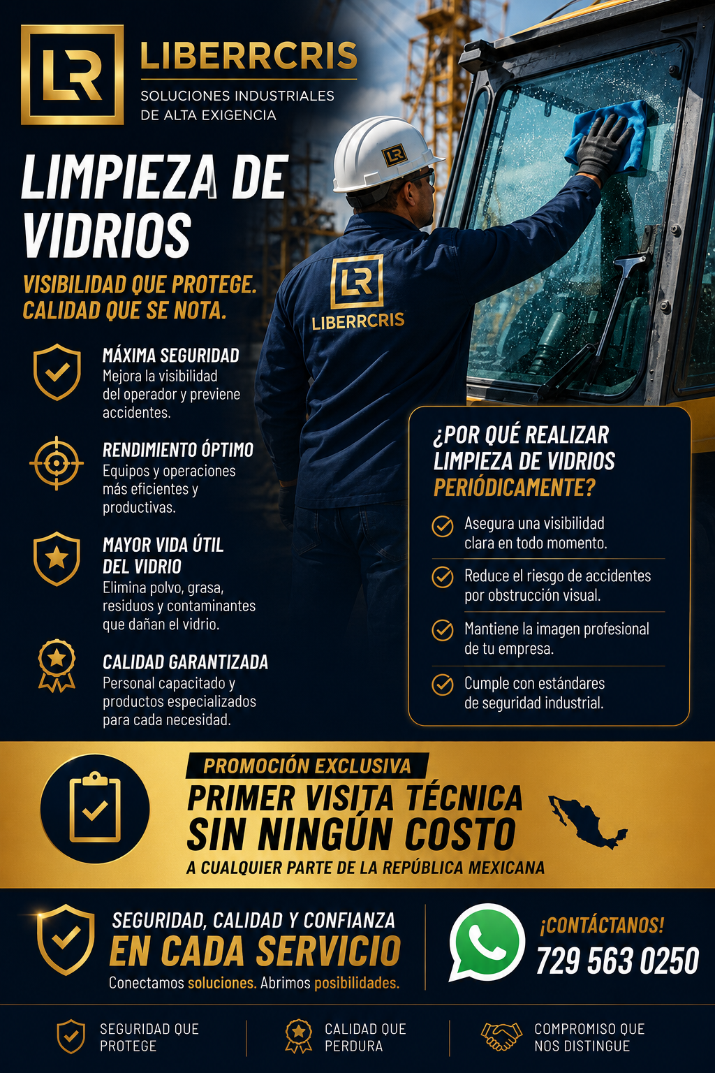 Limpieza Especializada de Vidrios Industriales