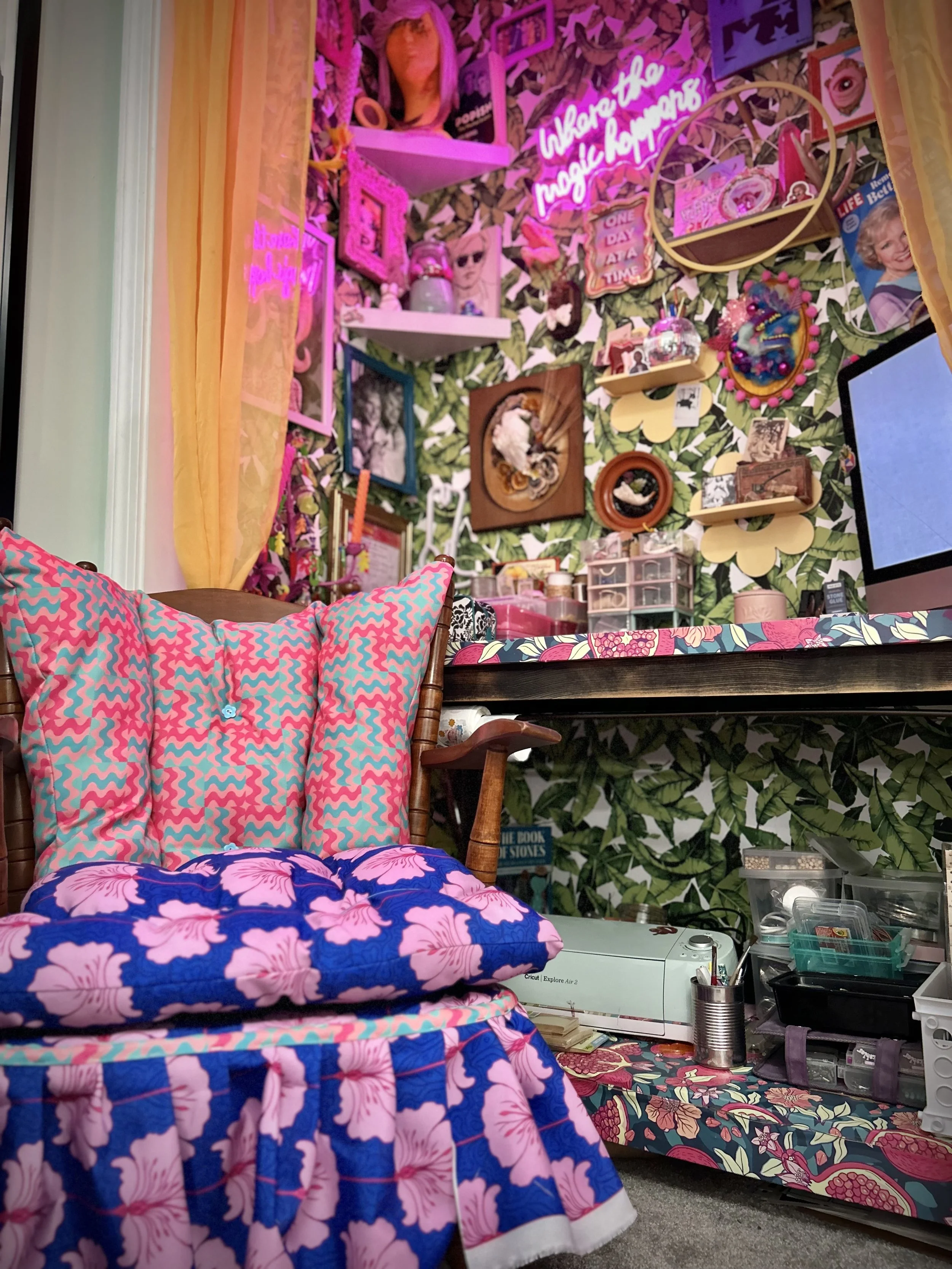 My happy place my office where chaos meets creativity