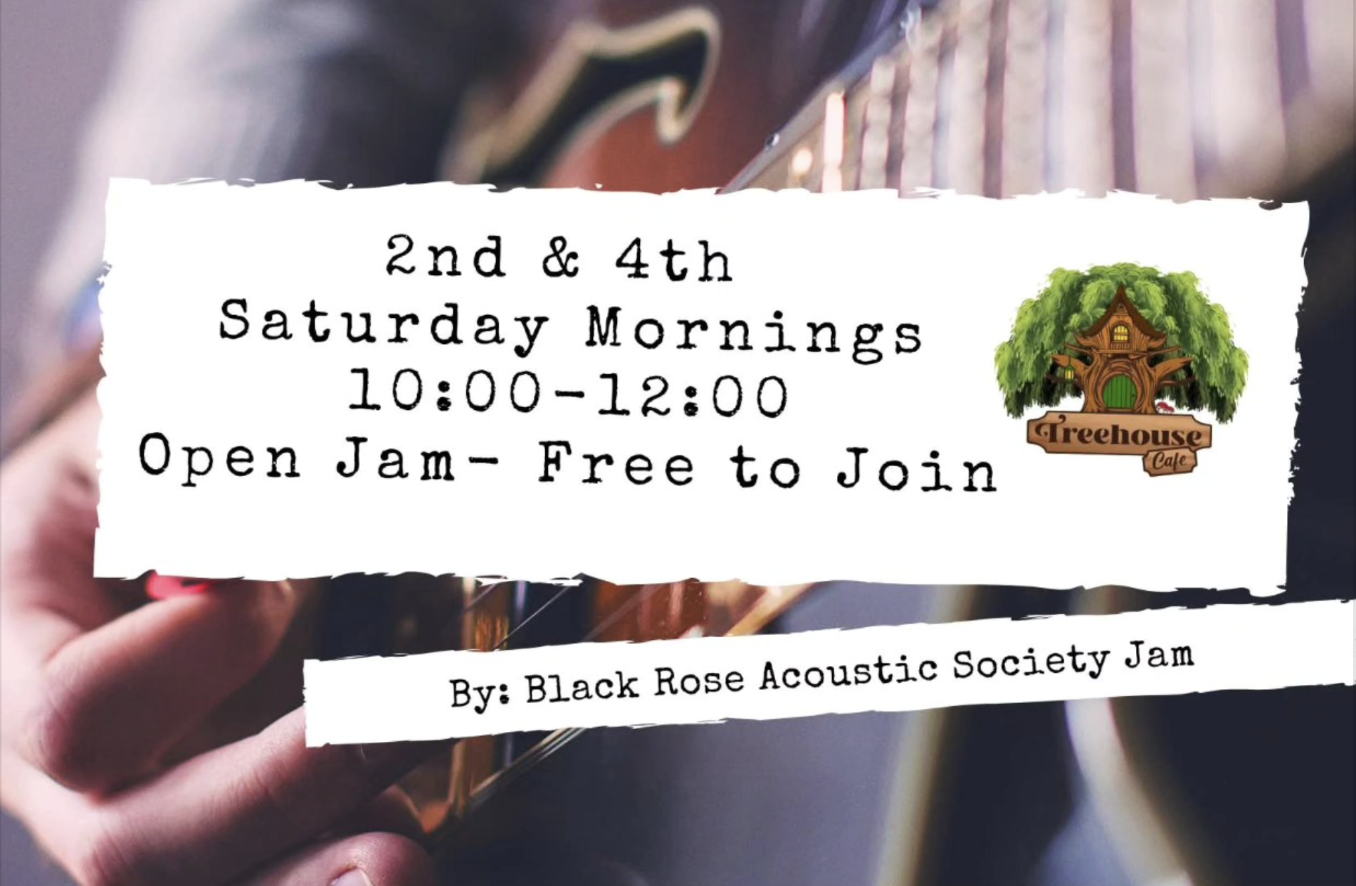 First Event - Treehouse Cafe´