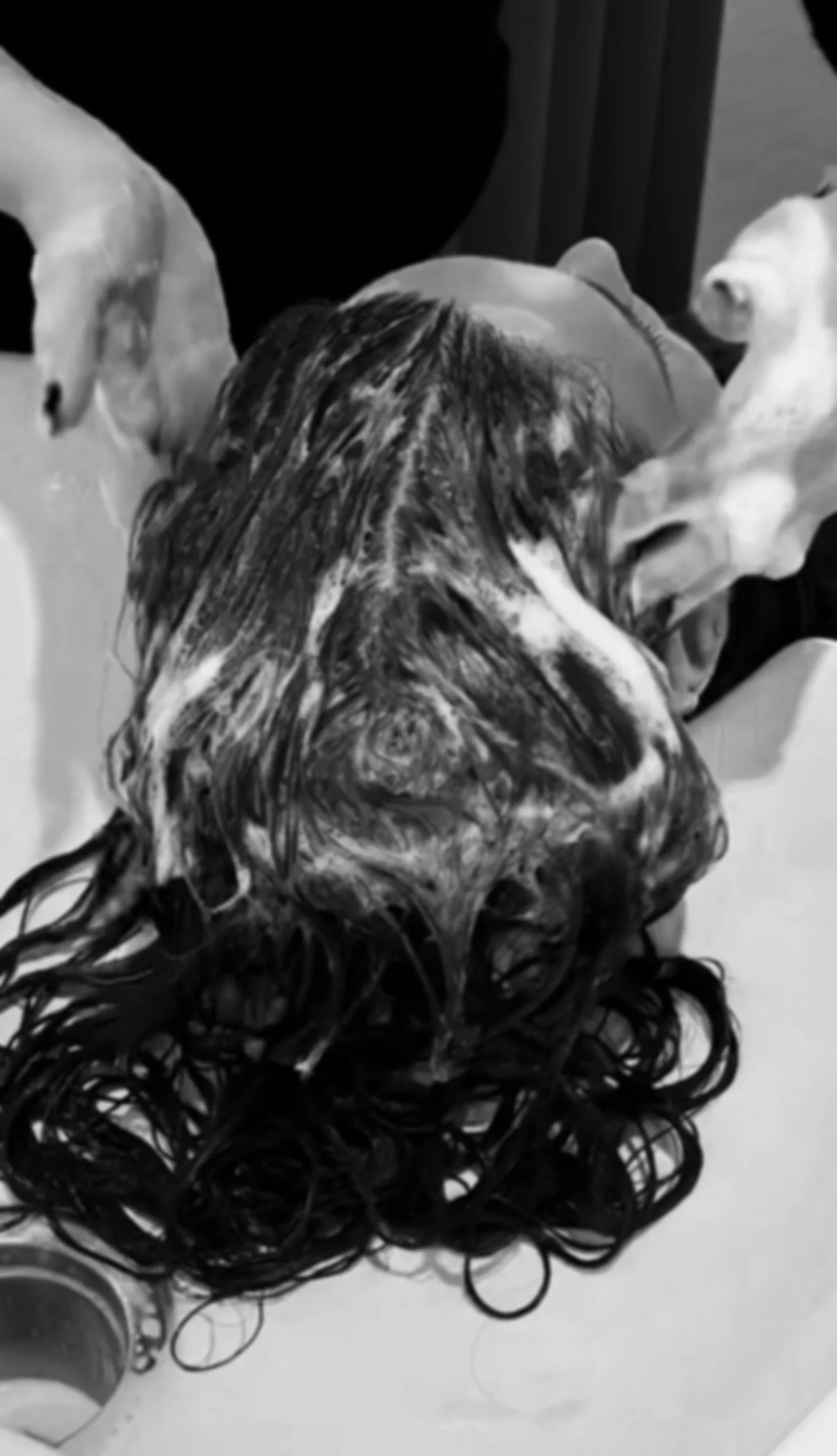 Hair wash and hair cut at Beauty and the Beach.
