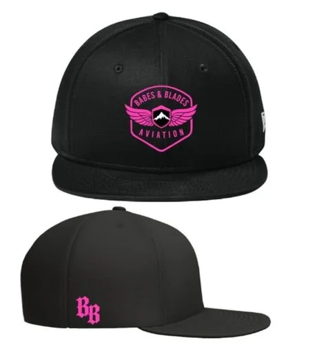 Babes and Blades Aviation - New Era - Flat Bill Snapback Cap